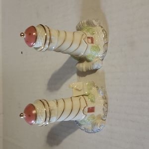 LENOX COLLECTION THE GUIDING LIGHT SALT AND PEPPER SHAKERS